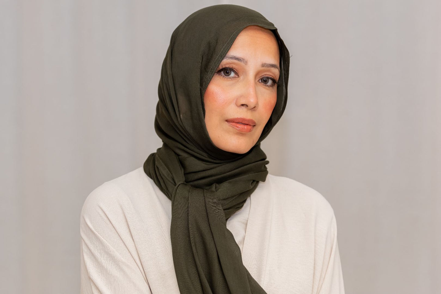 Olive Green Modal Hijab